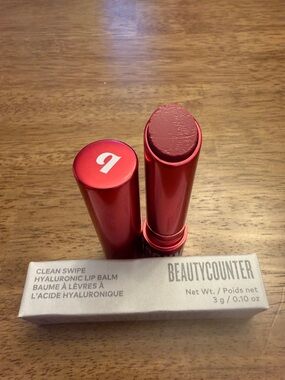 Beautycounter Clean Swipe Hyaluronic Lip Balm NIB Crush